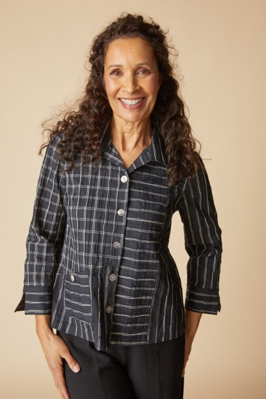 Habitat Tucked Dobby Mix Daphne Shirt - 25044 - BLACK