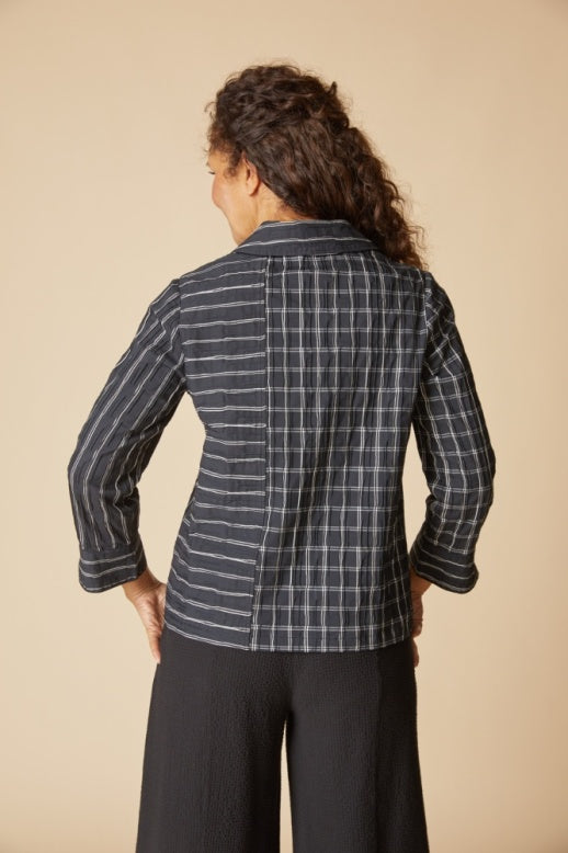 Habitat Tucked Dobby Mix Daphne Shirt - 25044 - BLACK