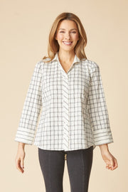 Habitat Tucked Dobby Mix Midtown Tunic - 25023 - WINTER WHITE