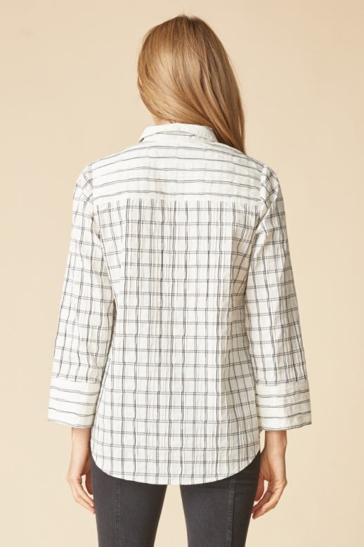 Habitat Tucked Dobby Mix Midtown Tunic - 25023 - WINTER WHITE