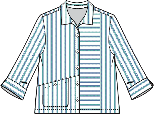 Habitat The Hamptons Stripe Mixed Directions - 11745 - RIVIERA (NOT KIWI)
