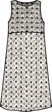 Habitat Pattern Pending Twirl Dress - 57681 - SAND