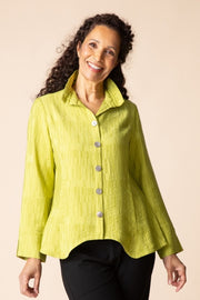 Habitat Rayon Jacquard Ruched Collar Shirt - 30719 - SPROUT