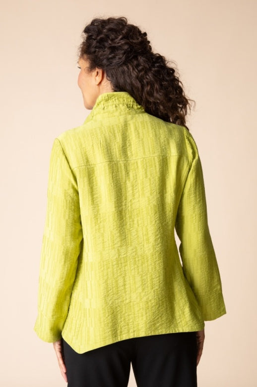 Habitat Rayon Jacquard Ruched Collar Shirt - 30719 - SPROUT