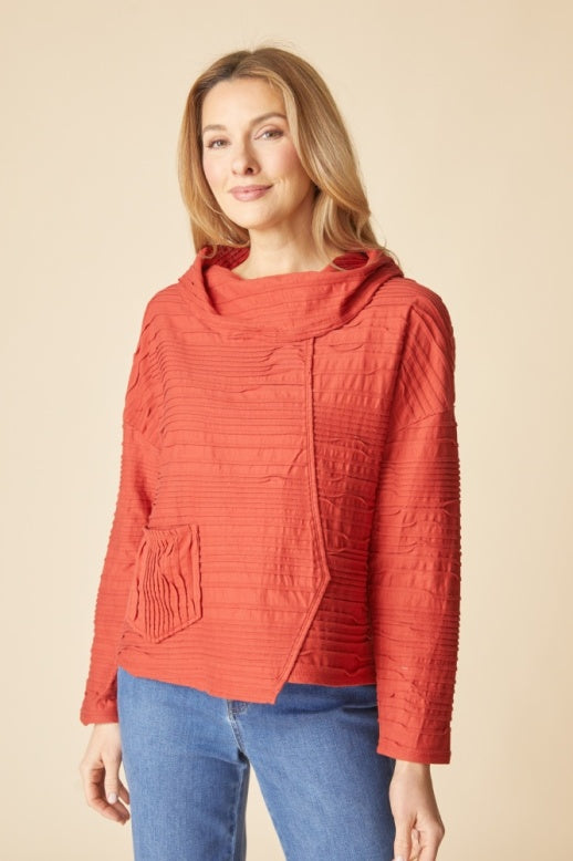 Habitat Ripple Effect Cowl Pullover - 16018 - WINTER WHITE (NOT SIENNA)