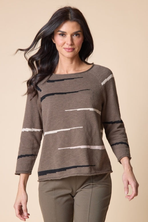 Habitat Autumn Cotton Raglan Pullover - 89702 - UMBER