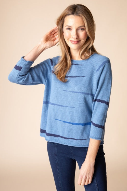 Habitat Autumn Cotton Raglan Pullover - 89702 - HARBOR