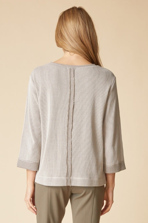 Habitat Opposites Attract Seamed Pullover - 31323 - DOVE