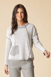 Habitat Opposites Attract Inside Out Pullover - 31318 - WINTER WHITE