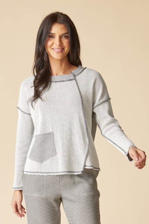 Habitat Opposites Attract Inside Out Pullover - 31318 - WINTER WHITE