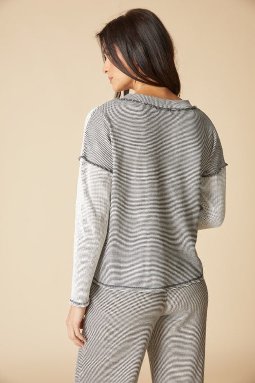 Habitat Opposites Attract Inside Out Pullover - 31318 - WINTER WHITE