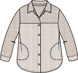 Habitat Opposites Attract Right & Reverse Shirt - 31331 - WILLOW (NOT NAVY)