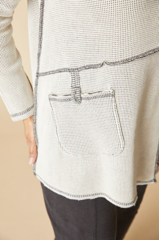 Habitat Opposites Attract Contrast Cowl Tunic - 31327 - WINTER WHITE