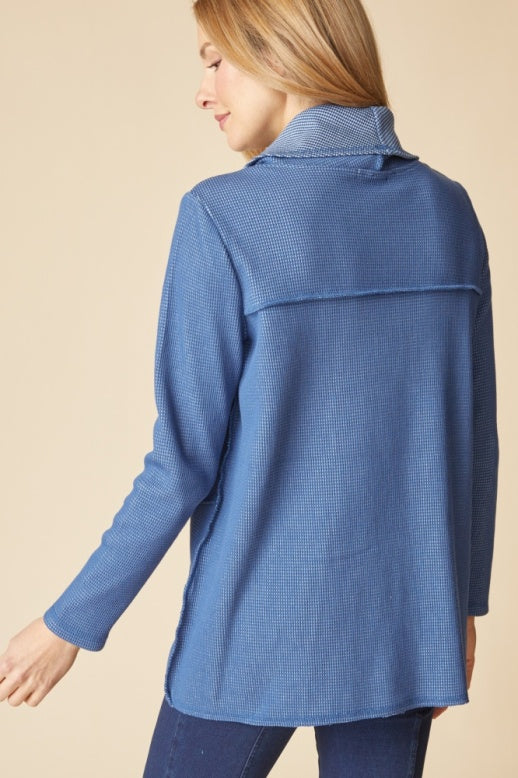 Habitat Opposites Attract Contrast Cowl Tunic - 31327 - BREEZE