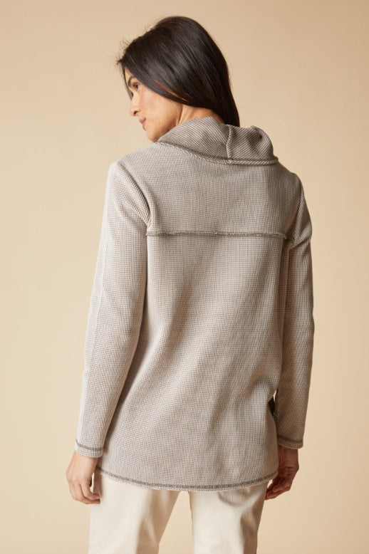 Habitat Opposites Attract Contrast Cowl Tunic - 31327 - DOVE