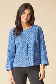 Habitat Mix & Match Geo Inverted Pleat Pullover - 48102 - TIDE