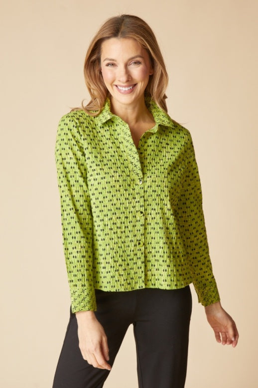 Habitat Mix & Match Geo Jill Shirt - 48190 - LENTIL