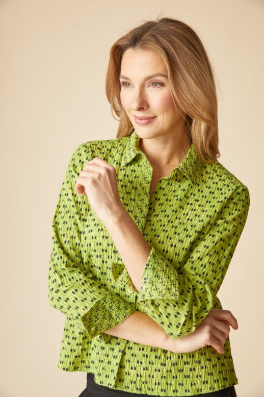 Habitat Mix & Match Geo Jill Shirt - 48190 - LENTIL