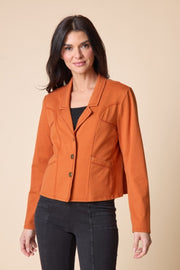 Habitat Stonewash Cotton Spandex South Side Jacket - 31521 - PAPRIKA