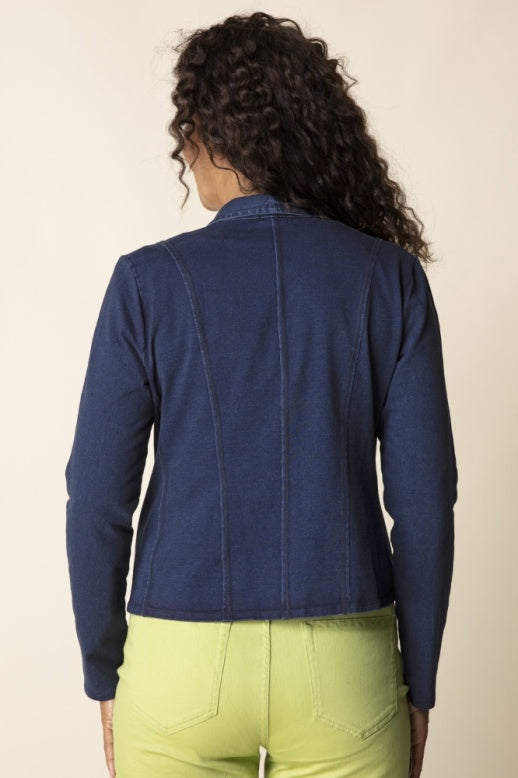 Habitat Stonewash Cotton Spandex South Side Jacket - 31521 - DENIM