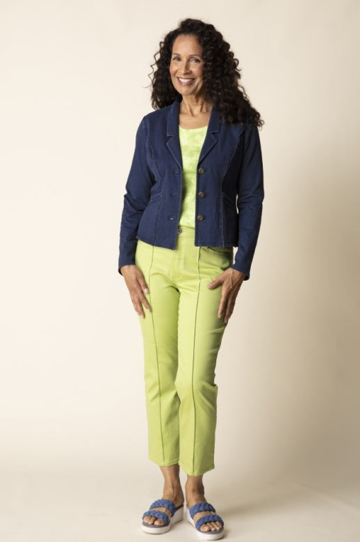 Habitat Stonewash Cotton Spandex South Side Jacket - 31521 - DENIM