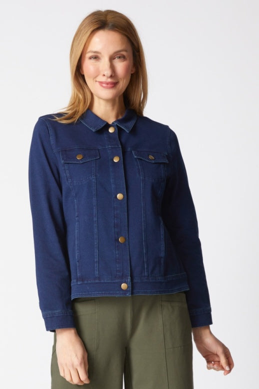 Habitat Stonewash Cotton Spandex Jean Jacket - 31520 - DENIM