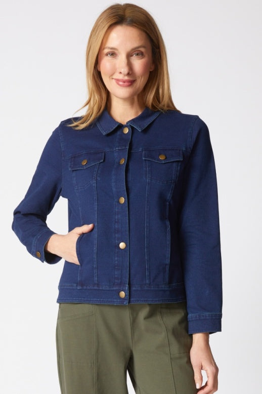Habitat Stonewash Cotton Spandex Jean Jacket - 31520 - DENIM