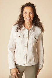 Habitat Stonewash Cotton Spandex Jean Jacket - 31520 - DOVE