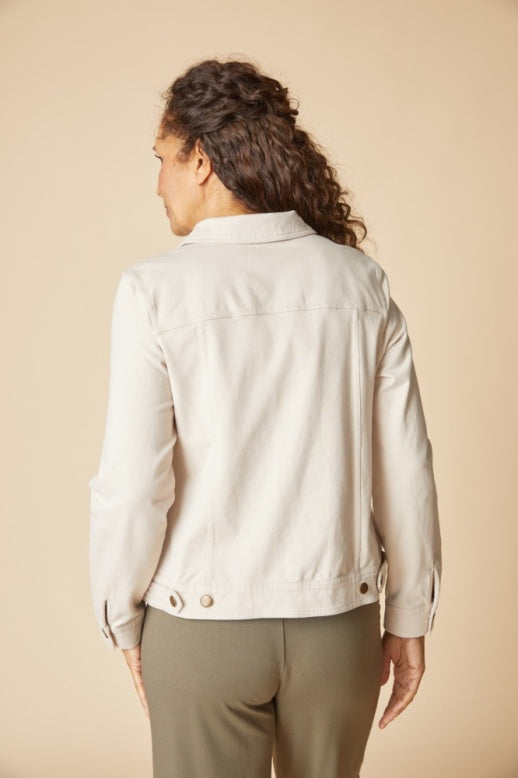Habitat Stonewash Cotton Spandex Jean Jacket - 31520 - DOVE