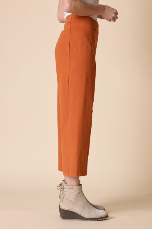 Habitat Stonewash Cotton Spandex Flood Pant - 31567 - PAPRIKA