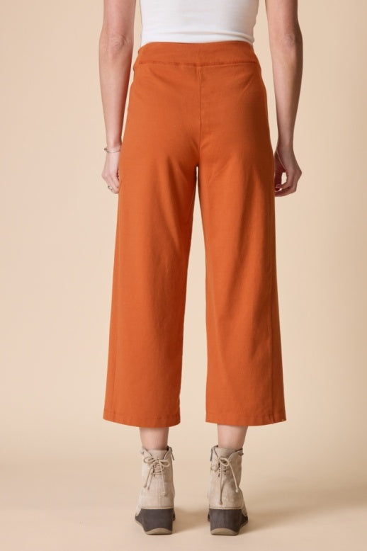 Habitat Stonewash Cotton Spandex Flood Pant - 31567 - PAPRIKA