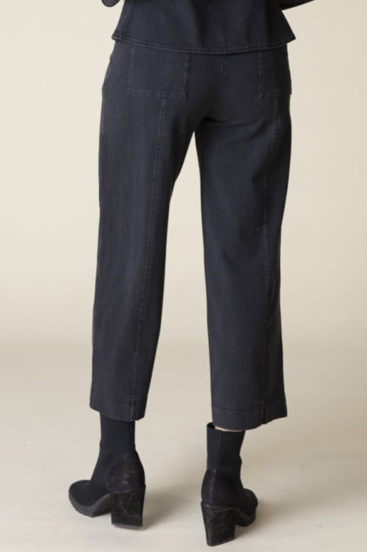 Habitat Stonewash Cotton Spandex Angle Pocket Flood - 31563 - BLACK