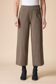Habitat Stonewash Cotton Spandex Angle Pocket Flood - 31563 - UMBER