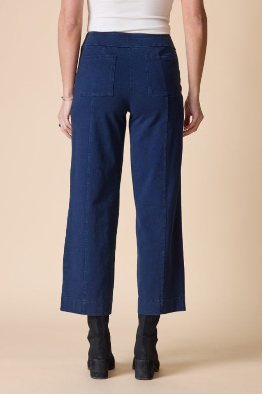 Habitat Stonewash Cotton Spandex Angle Pocket Flood - 31563 - DENIM