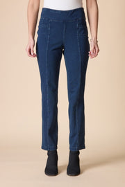 Habitat Stonewash Cotton Spandex Seamed Pocket Pant - 31561 - DENIM