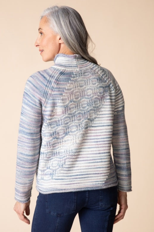 Habitat Highland Hues Mixed Stitch Pullover - 88829 - HARBOR