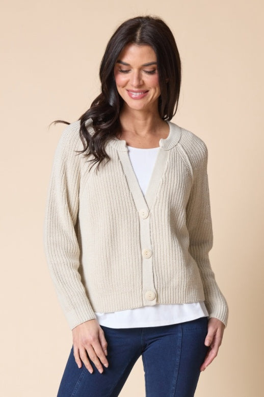 Habitat Fireside Shaker Stitch Cardigan - 83481 - DOVE