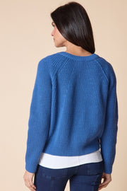 Habitat Fireside Shaker Cozy Cabin Sweater - 83483 - TIDE (NOT SIENNA)