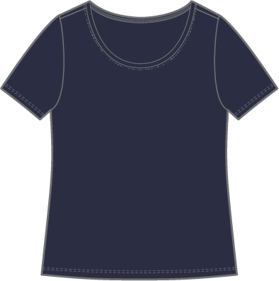 Habitat Cozy Rib Short Sleeve Tee - 16510 - NAVY (NOT TOPAZ)