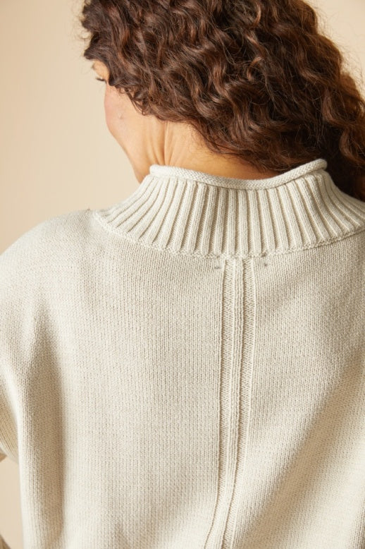 Habitat Fireside Shaker Cozy Cabin Sweater - 83483 - DOVE