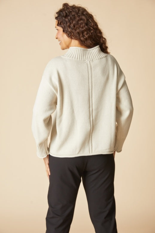 Habitat Fireside Shaker Cozy Cabin Sweater - 83483 - DOVE