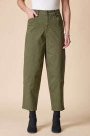 Habitat Stretch Denim Seamed Lantern Pant - 11479 - FERN