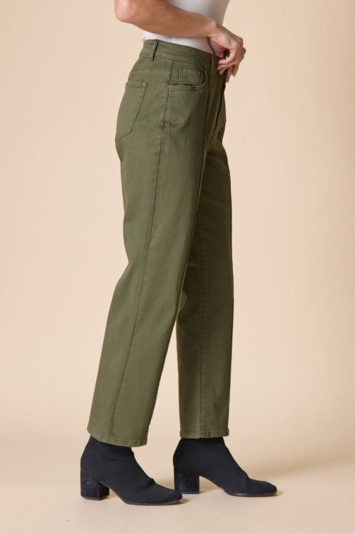 Habitat Stretch Denim Seamed Flare - 11466 - FERN
