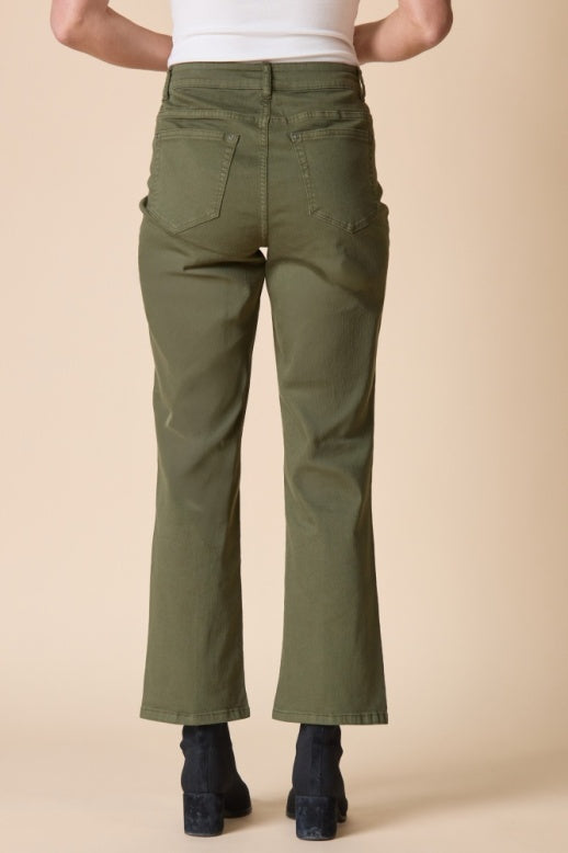 Habitat Stretch Denim Seamed Flare - 11466 - FERN