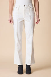 Habitat Stretch Denim Seamed Flare - 11466 - WINTER WHITE