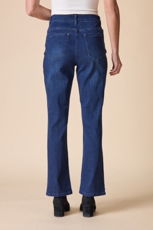 Habitat Stretch Denim Seamed Flare - 11466 - DARK DENIM