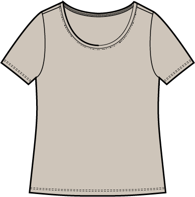 Habitat Cozy Rib Short Sleeve Tee - 16510 - WILLOW (NOT TOPAZ)