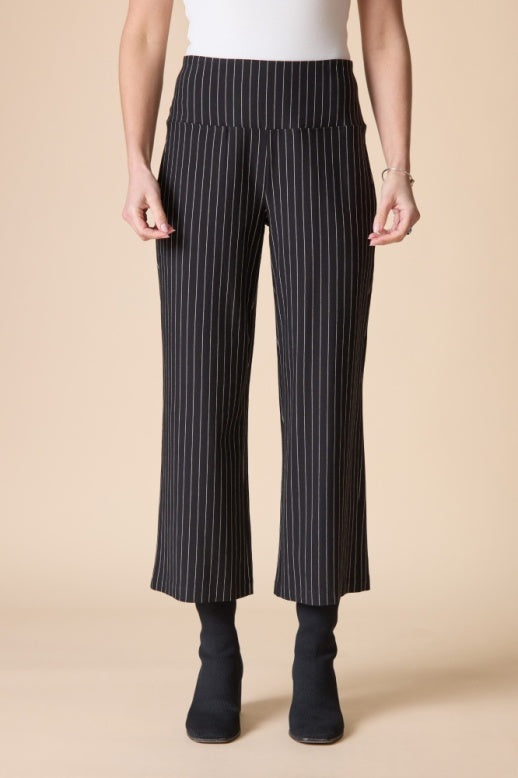Habitat Core Travel Knit Stripe Flood Pant - 56572 - BLACK
