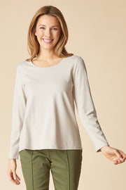 Habitat Core Travel Knit Solid Easy Longsleeve Tee - 55929 - DOVE