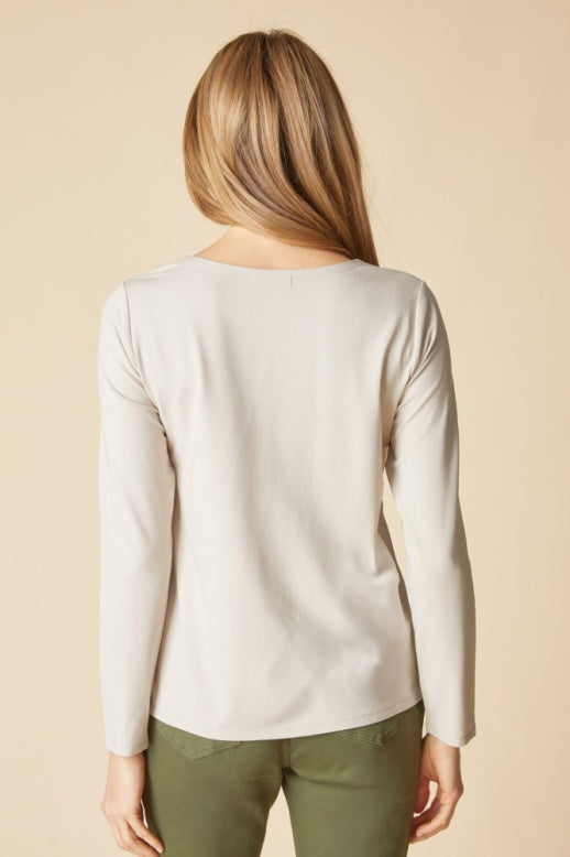 Habitat Core Travel Knit Solid Easy Longsleeve Tee - 55929 - DOVE